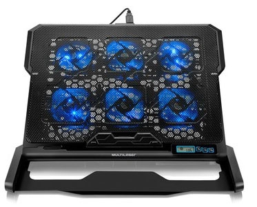 Base Cooler 6 Fans com LED para Notebook Multilaser AC282