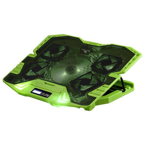 Base Cooler Warrior Gamer para Notebook LED Verde AC292 Multilaser