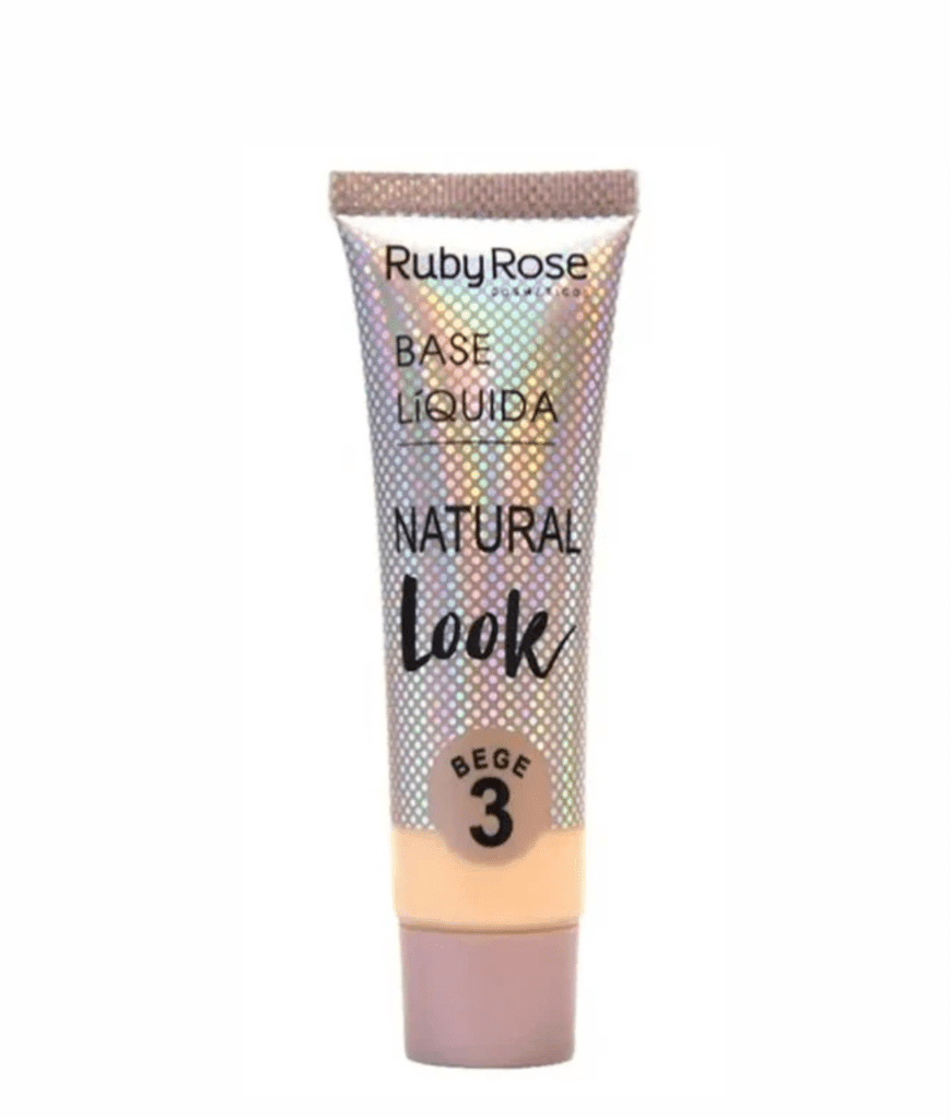 Base Líquida Look Natural Bege 3 - Ruby Rose