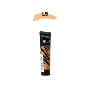Tudo sobre 'Base Líquida Matte Ruby Rose Efeito Natural L5'
