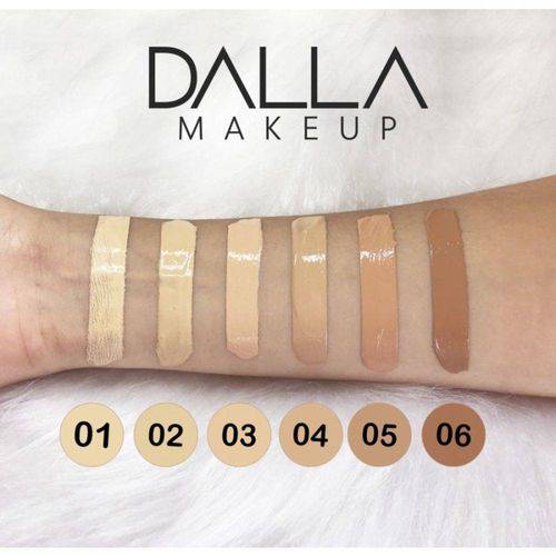 Base Matte de Alta Cobertura Dalla Makeup Cor 02