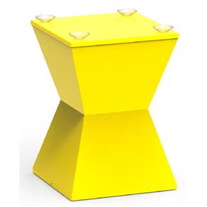 Base para Mesa (Vidro não Incluso) Nitro - Amarelo