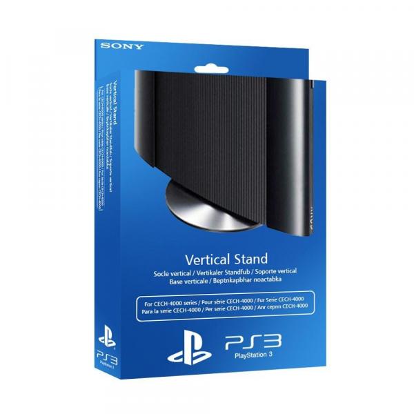 Base Suporte Vertical Sony Prata - PS3 Super Slim