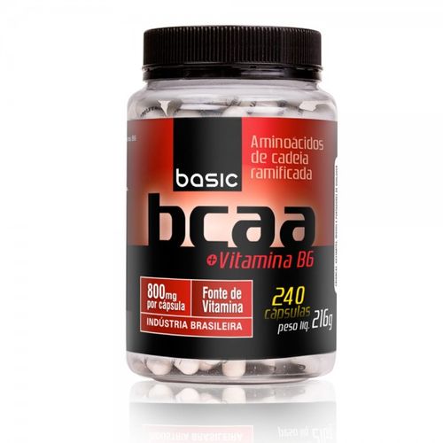 Basic Bcaa 800mg + Vit B6 240 Caps