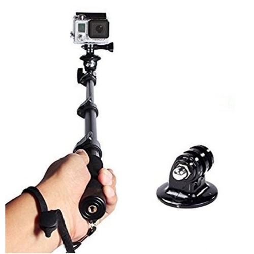 Bastao Yunteng Aluminio Selfie Prova D'agua Bluetooth Controle Remoto 42,cm 1,5mt GoPro 1-6