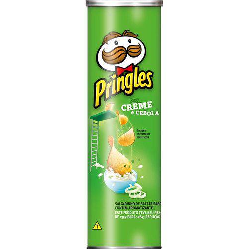 Batata Pringles 128gr Creme e Cebola