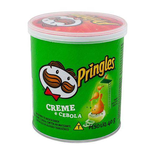 Tudo sobre 'Batata Pringles 40gr Creme Cebola'