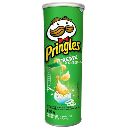 Batata Pringles Creme e Cebola 120g BATATA PRINGLES 120G-TB CREME/CEBOLA