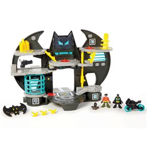Batcaverna Mattel Imaginext com Boneco do Batman