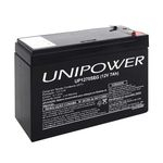 Bateria 12v 7ah Compact Para Alarme, Cercas - Unipower