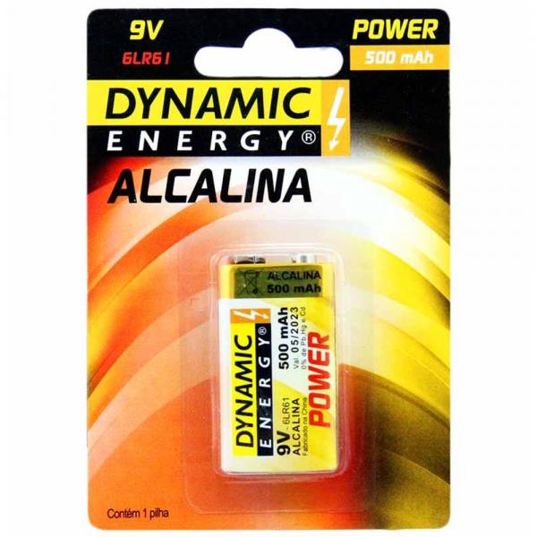 Bateria 9v Alcalina 86399 / Un / Dynamic Energy
