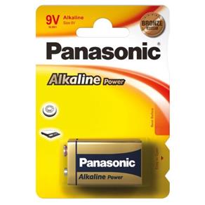 Bateria 9V Alcalina Panasonic - 6Lf22Xab/1B