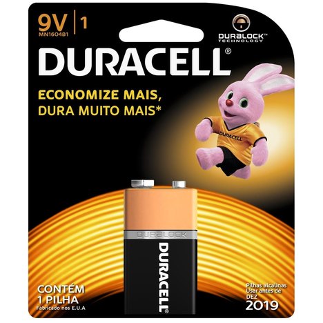 Bateria 9V - Duracell