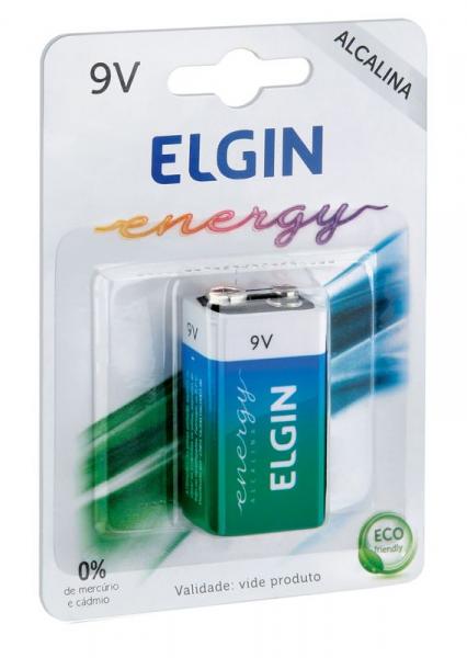 Bateria Alcalina 9 V Elgin
