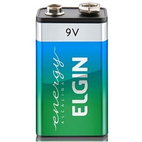 Bateria Alcalina 9V 6LR61 Elgin