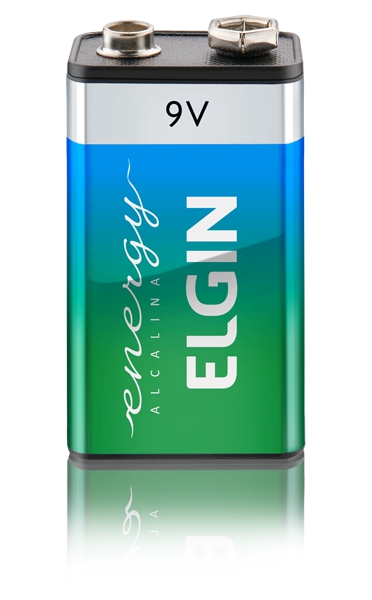 Bateria Alcalina 9v 6LR61 ELGIN