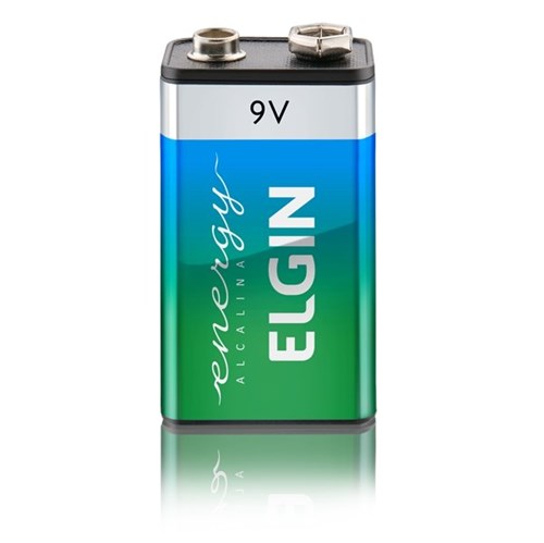 Bateria Alcalina 9V Elgin
