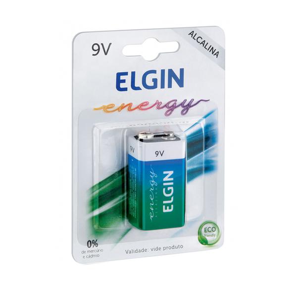 Bateria Alcalina 9v Elgin