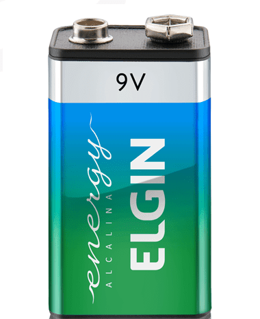 Bateria Alcalina 9V Elgin