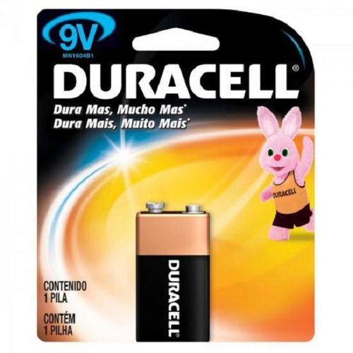 Bateria Alcalina Duracell 9v Mn 1604