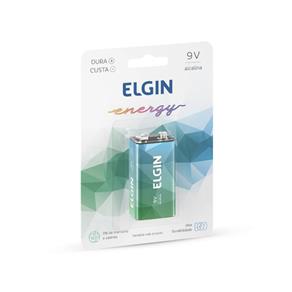 Bateria Alcalina Elgin Energy 9V Blister 82158