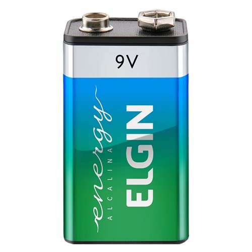 Bateria Alcalina Energy 9V 1 Unidade 82158 Elgin