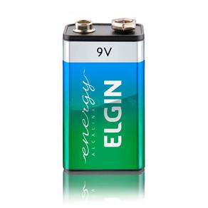 Bateria Alcalina Energy 9V - Elgin