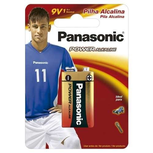 Bateria Alcalina Panasonic 9V | Cartela com 01 Unidade