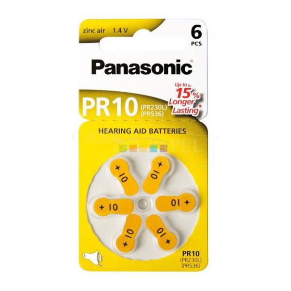 Bateria Auditiva Panasonic PR-230H Cartela com 6 Unidades