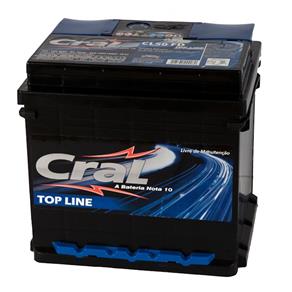 Bateria Automotiva Selada Cral Top Line 50A Direita