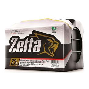 Bateria Automotiva Zetta Z2D 50 Ah Direita 12V Livre de Manutenção