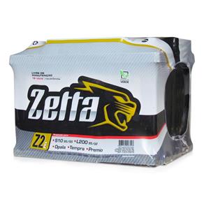 Bateria Automotiva Zetta Z2E 50 Ah Esquerda Livre de Manutenção