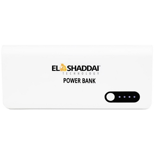 Bateria Auxiliar Externa - 11.000mah - Usb - El Shaddai Power Bank - Branca - 7898951-405646