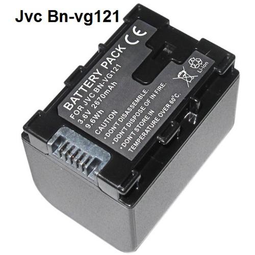 Bateria Bn-Vg121 2670mah para Câmera Digital e Filmadora Jvc Gz-Hd500, Gz-Hm30, Gz-Mg760, Jvc Gz-Ms1