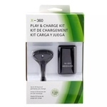 Bateria Carregador Play/charge Controle Xbox 360