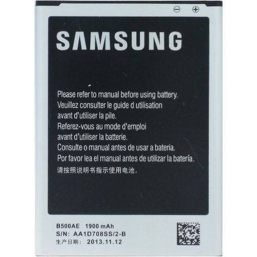 Tudo sobre 'Bateria Samsung 3.8v 1900mah B500ae Galaxy S4 Mini I9192 I9190 Gt-i9195'