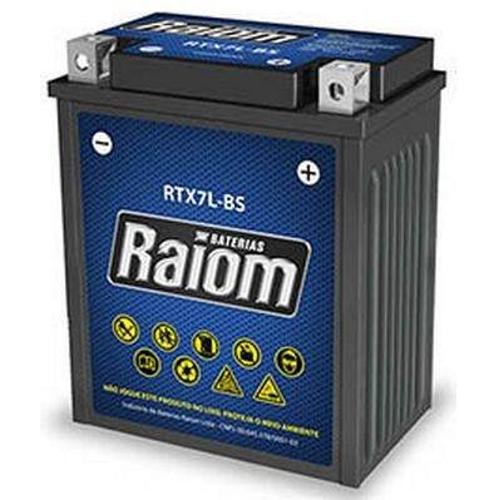Bateria de Moto Raiom Ytx7l-Bs 6ah 12v Selada (Rtx6l-Bs)