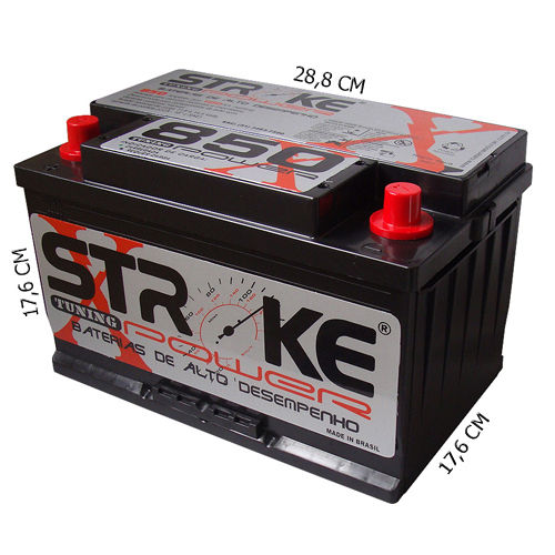 Bateria de Som Stroke Power 100ah/hora e 850Ah/pico - Stroke Power - Esquerdo