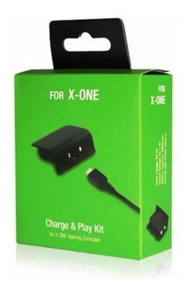 Bateria e Cabo Carregador Controle Xbox One Charge Play Kit - 7&Z