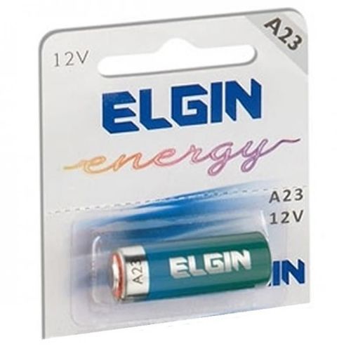 Bateria Elgin Alcalina para Controle Remoto 12V A23