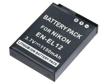 Bateria EN-EL12 1150mAh para Câmera Digital e Filmadora Nikon Coolpix S70, S610, S620, S630, S640, S710, S1000