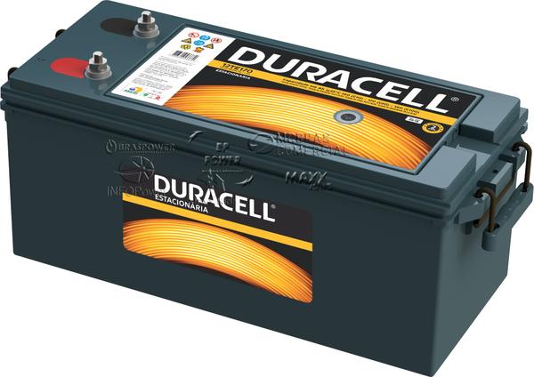 Bateria Estacionária Duracell 12v 180ah C100 - Nobreak Solar