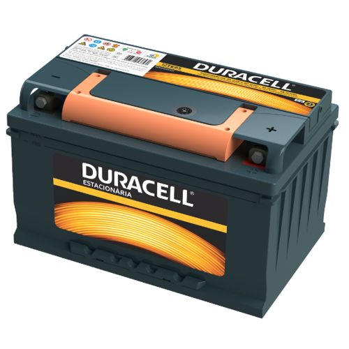 Bateria Estacionaria Duracell 12v 68ah C100 - Nobreak, Solar