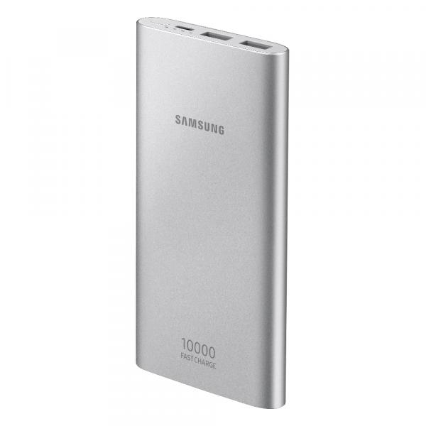 Bateria Externa Samsung 10.000MAH Carga Rápida USB Prata - TIPO C