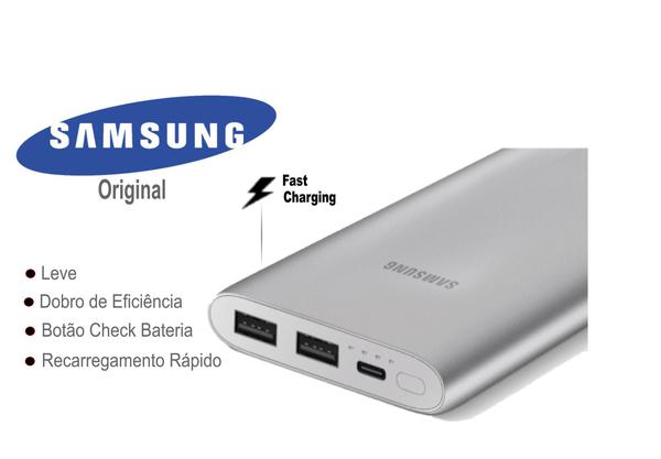 Bateria Externa Samsung Fast Charge 10000 MAh Original Usb C