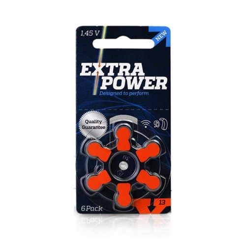 Bateria Extra Power 13 / PR48 - Cartela com 6 Unidades