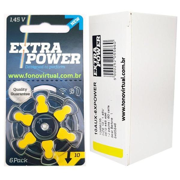 Bateria EXTRA POWER 10 / PR70 - para Aparelho Auditivo