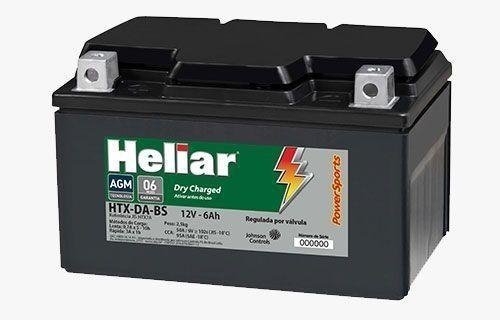 Bateria Heliar Htx-Da 12V 6Ah