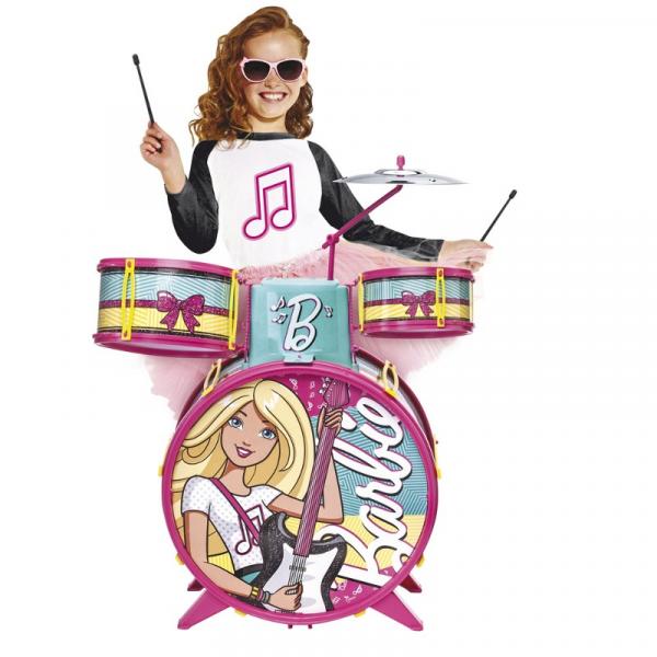 Bateria Infantil Barbie Fabulosa Instrumentos Musicais Fun 7293-1