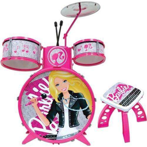 Tudo sobre 'Bateria Infantil Barbie Fabulosa Instrumentos Musicais - Fun'